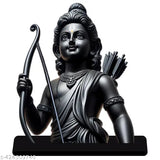 Indianara Ram Lalla Ayodhya Mandir 2d cutout Wooden decorative showpiece for Pooja Room, living room, hall, bedroom, or office. 8 x5.5 inch size with table top stand. Durable and non-toxic material, perfect gift for special occasions. Made in India