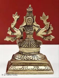 Brass Varahi Amman idol, intricately detailed 8cm statue from India, super fine finish