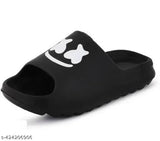Printed net EVA sole boys slippers & flip flops by WALK HIGHER, comfortable for ages 7-16