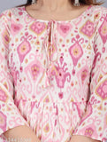 Nayra cut calf length printed women's kurta