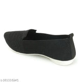 Black mesh slip-on sneakers for women - earth steps latest design, trending and comfortable