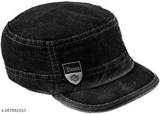Cotton solid-color baseball cap, latest stylish Jens Cap for running or sports, made in India (N2)
