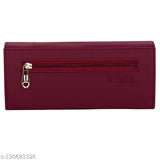 Purple fabric wallet with 6 card slots, phone pocket, 8lovees branding