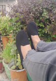 Mesh slip-on textured boat shoes, unique trendy bellies for party wear or everyday use, Indian-made