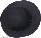 Black cow print round bucket hat, casual style, comfortable fit