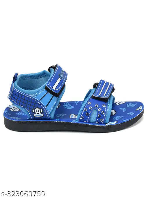 Blue and black kid's sandal