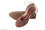 Multicolor synthetic leather PVC Rajasthani Jaipuri ethnic belly shoes, slip-on ballet flats with embellished design, elevate your style and comfort