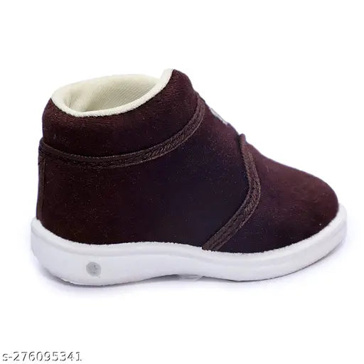 Purple velvet kids sound shoes with whistle