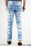 Camouflage denim jeans for men by Sindon, size 24 (24/37/12), made in India