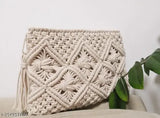 Handbag with tassel, boho style, versatile fashion accessory