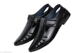 Trendy boys black slipper thong floaters style shoes