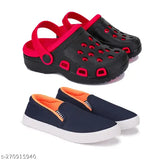 Waterproof EVA slippers for boys, colorblocked net design - Bersache Chappal for Kids pack of 2
