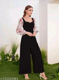 Floral printed Lycra jumpsuit for women & girls in pink, trendy new arrival with long sleeves