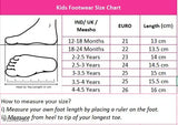 Led light up kids shoes with straps, blue and black design