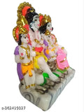 Marble Shankar Shiv Parvati Murti statue, high-quality and intricate detailing, 65 inches tall