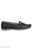 Synthetic leather bellies PV02 BLK by NONU-G - Comfortable loafers for women & girls, soft material with memory foam insole