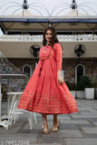 Embroidered pink kameez with short sleeves and hemline, Bhairav Fashion
