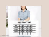 Grey color women's solid 2-piece jumpsuit set, crepe fabric, short sleeves, available in S, M, L, XL