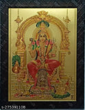 Synthetic resin 9x12 inches Indian photo frame featuring Arulmigu Devi Karumariamman Goddess Marikamba Maariyamma Ambal