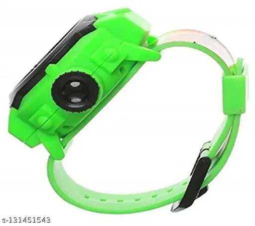 The product is a multifunctional wearable device with a camera and strap