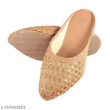 Beige canvas ballerinas with ankle loop, printed design for Indian sizes 4-9