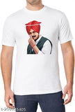 Sidhu Moose Wala printed polyester t-shirt, short sleeves, popular Indian music artist design