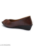 Synthetic AROOM Women's slip-on ballerina sandals, comfortable & stylish for girls, suitable for casual & party wear. Sizes: IND-3 to IND-9. Made in India