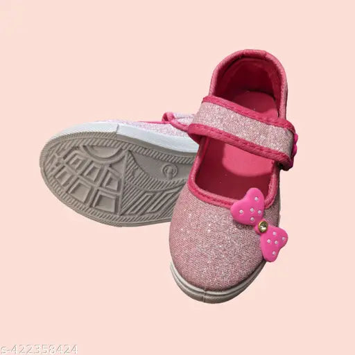 Fancy canvas printed girls boots, slip-on style for toddlers aged 2-5 years, India-made footwear