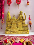 Oxide metal Ram mandir idol from Ayodhya, perfect for gifting and home decor