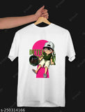 White striped Detective Conan polyester t-shirt for men & women, Made in India