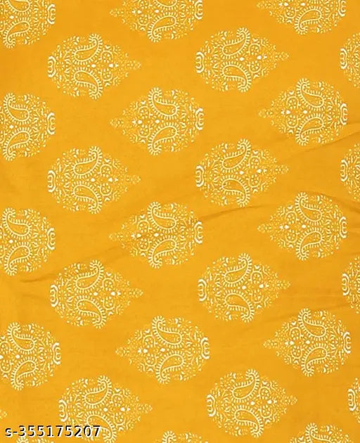 Women's printed straight kurti with new design, 100% cotton, size M