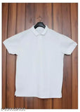 Cotton short-sleeve solid plain men's t-shirt, trendy retro style, new cotton apparel from India