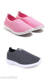 Mesh striped women's ballerinas - Supex Bellies for comfortable party feet, India origin