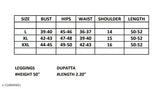 Women's classic short-sleeve print kameez with three-quarter sleeves, bust 34, waist 36, hip 40, length 50 inches, XXL