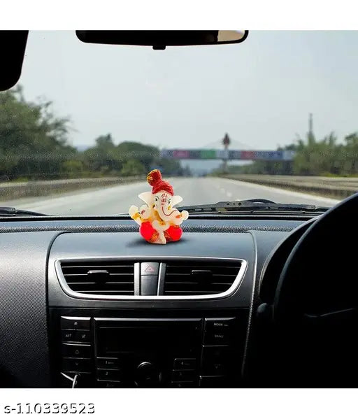 Indian religious dashboard figurine, handcrafted car idol