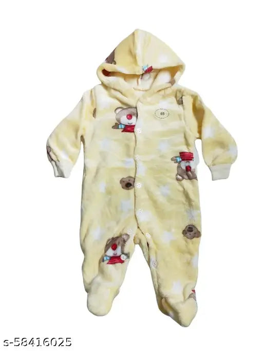 Wonder Star Super Soft Warm Acrylic Wool Baby Romper Dress