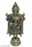 Handcrafted brass Balaji idol, intricate detailing, traditional Indian decor piece