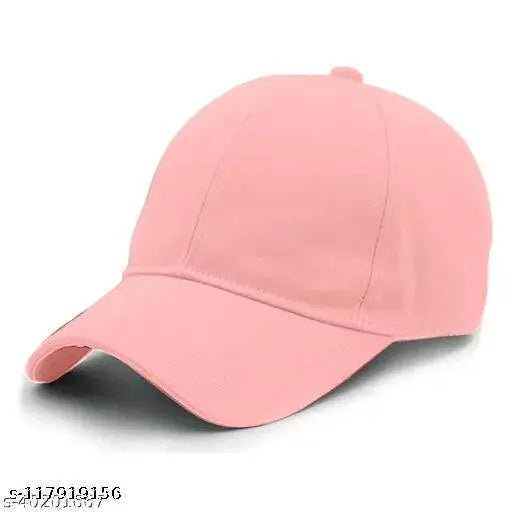 Trending unisex cotton baseball cap, solid color for both men and women, quality Indian-made sports accessory