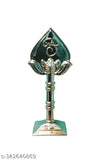 Metal pooja mat, Vel medium size, India-crafted religious accessory