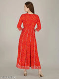 Embroidered rayon three-quarter sleeve kurta, India-origin, stylish and attractive