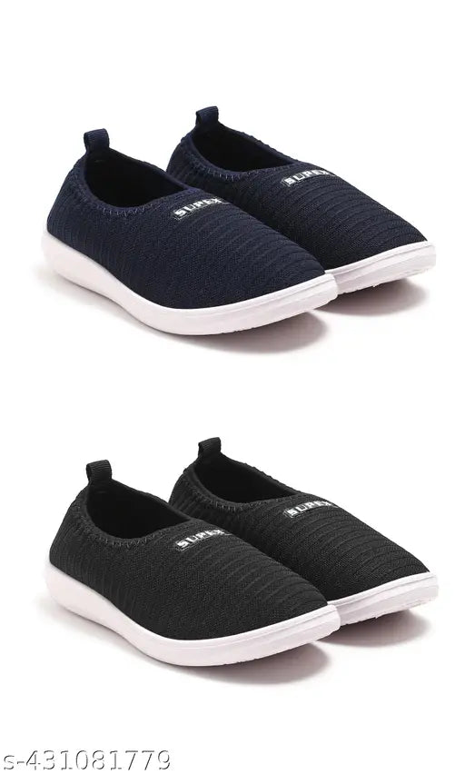 Striped mesh ballerinas for women - Comfortable & stylish party sandals, high quality and trendy bellies combo