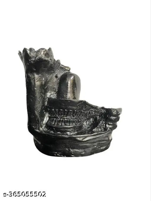 Brown polyresin Shivling-style backflow incense holder with 30 free scented cones, perfect for a decorative smokey fall effect in your home