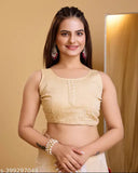 Charvi refined saree in premium net fabric with embroidery work, un-stitched blouse in Bangalori silk - Indian designer wear