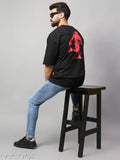 Men's oversize cotton Garmin T-shirt, short sleeves, solid design, perfect for casual wear, made in India