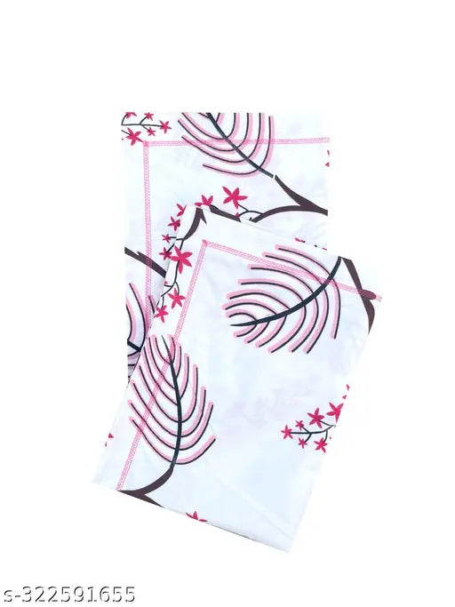 Glace cotton printed elastic fitted king bedsheet with 2 jumbo pillow covers (up to 8 inches mattress), ideal for summer use on a double bed
