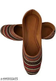 Embellished mesh kasheeda work belly slip-on sandals, Indian footwear for women, multiple sizes available (IND-4 to IND-9)