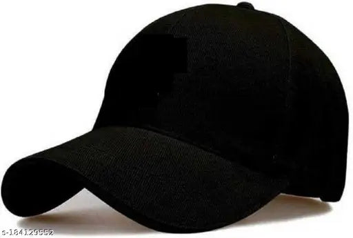 High-quality cotton adjustable baseball cap in solid color for men and boys, made in India