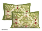 160 Tc Pure cotton Double bed bedsheet with 2 pillow cover jaipuri hand printed bedsheet #curtain