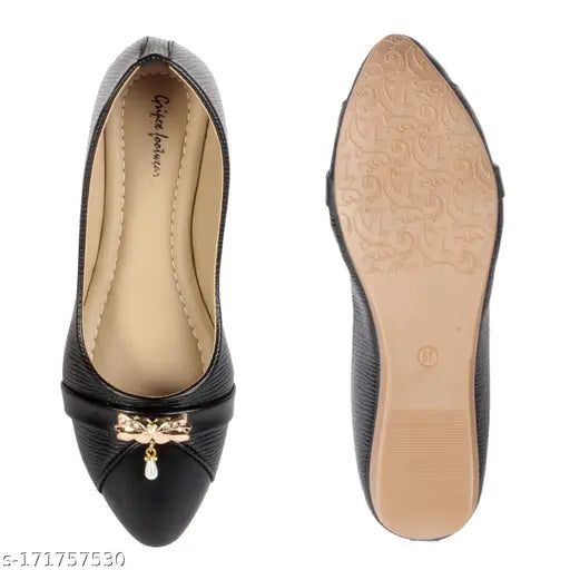Synthetic, slip-on Gripex Women's Buckle Ballerinas Bellies - contemporary refined design for quintessential style (India)