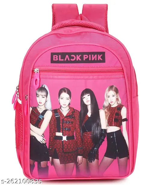 Canvas net BTS girls bag, lightweight travel backpack for free size, India-made accessory